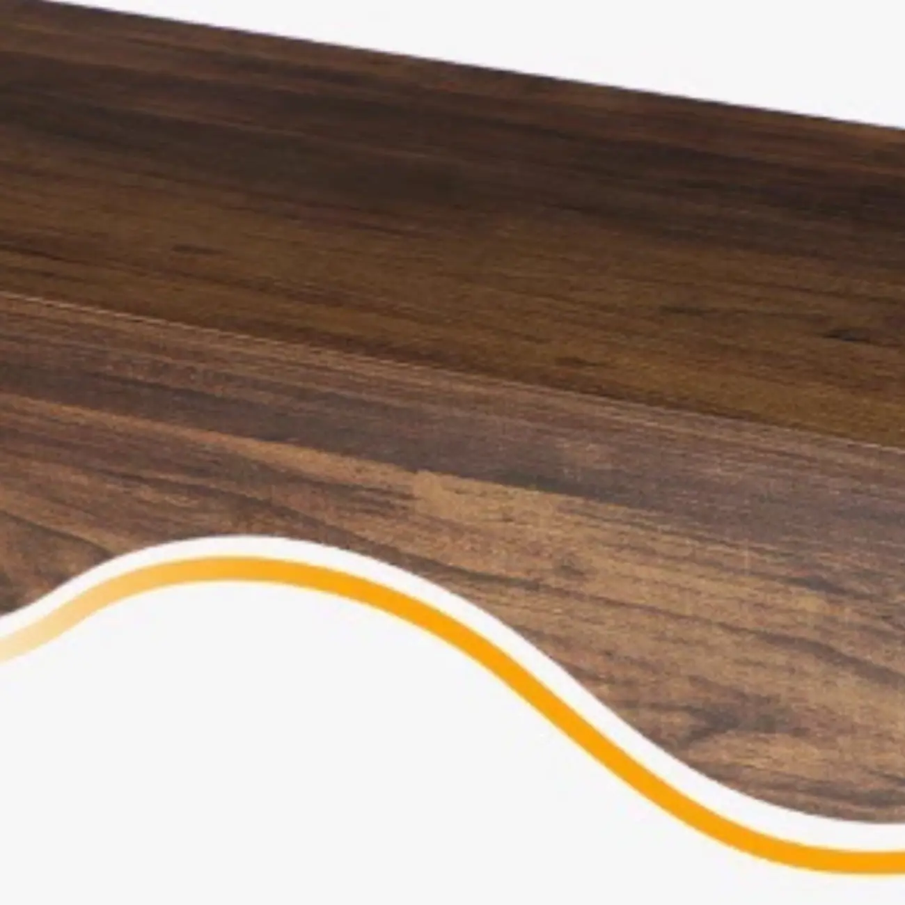 Rustic Walnut Rectangular Console Table with Open Storage Image - 14 | homeyfad