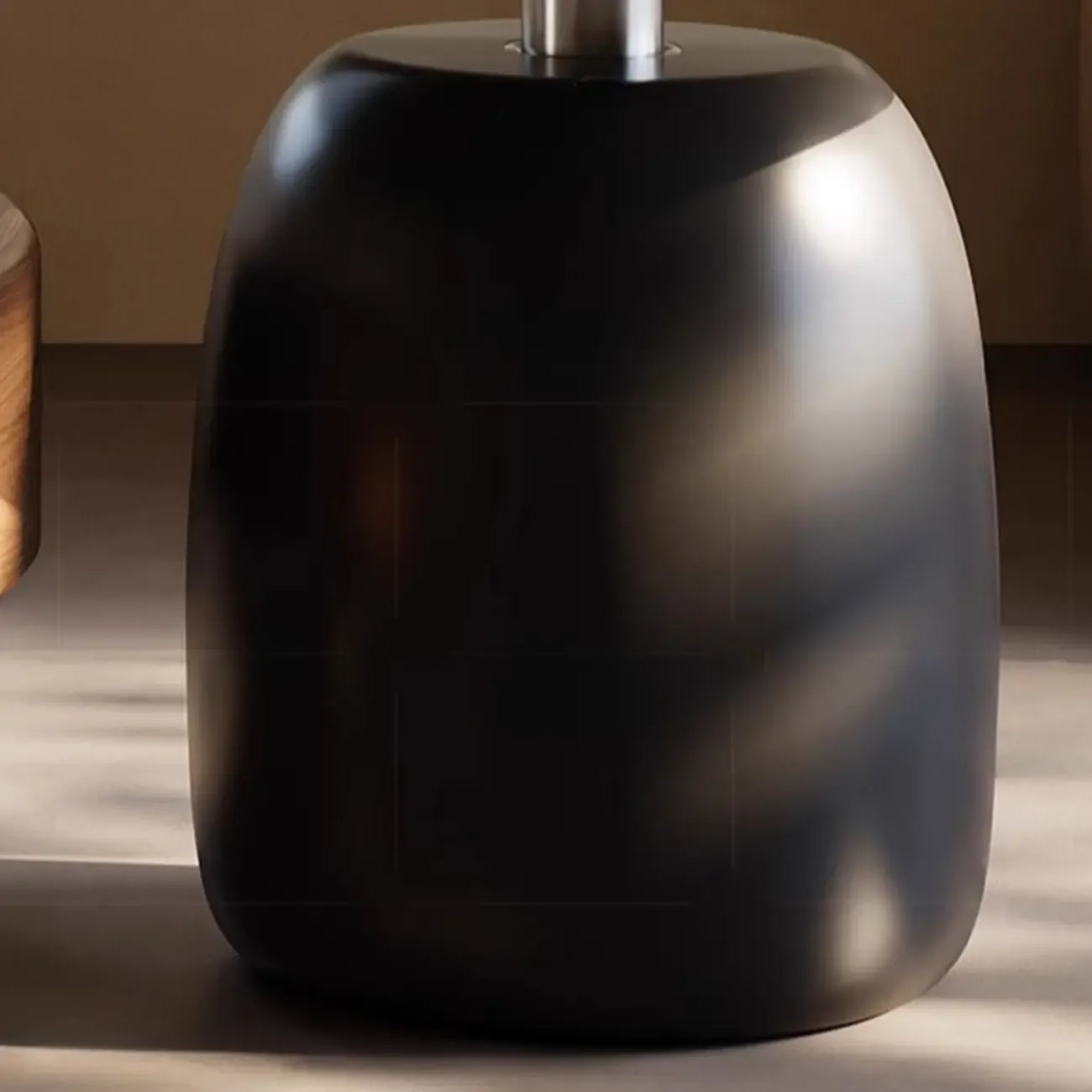 Nesting Elegant Modern Wood Round Coffee Table Set Image - 11