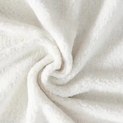 Modern Cloud-Shaped Boucle Upholstered Bedroom Bench Image - 10