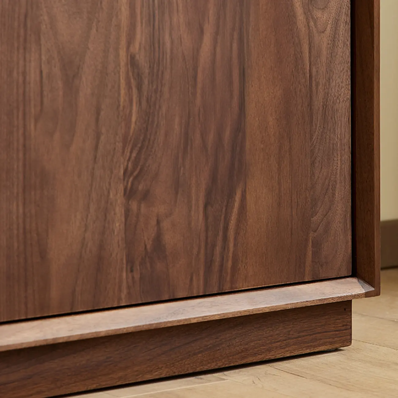 Solid Wood Modern Open Back Horizontal Bookcase With Storage Image - 10 | homeyfad