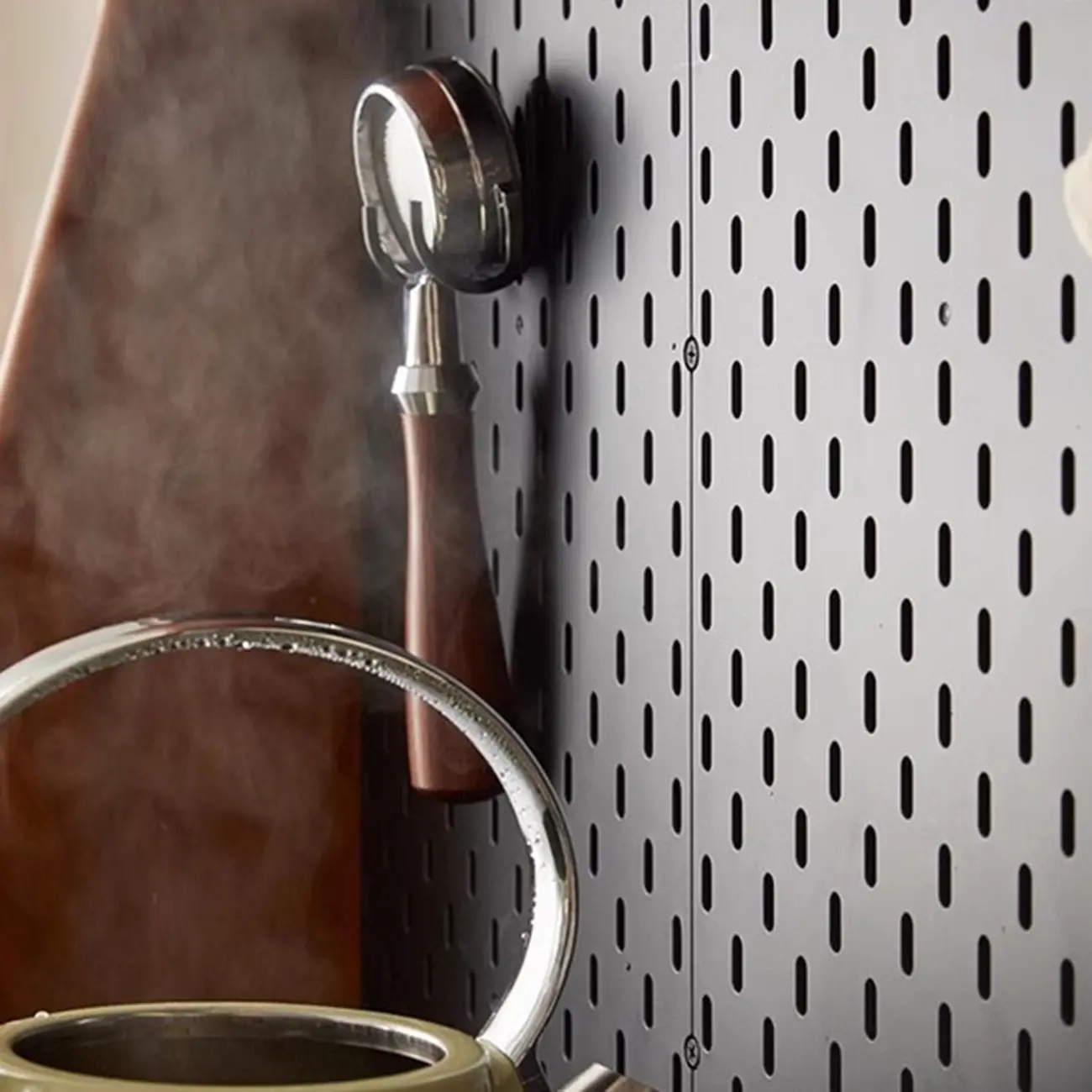 Modern Pine Cherry Wood Sliding Door Buffet Image - 6 | homeyfad