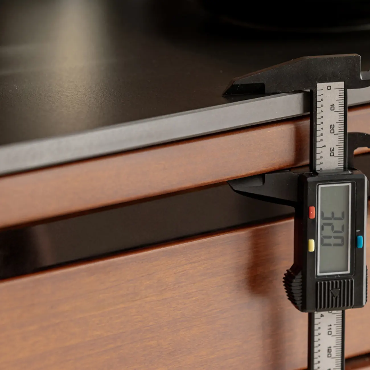 Modern Wooden Buffet Table with Storage Cabinets Image - 7 | homeyfad