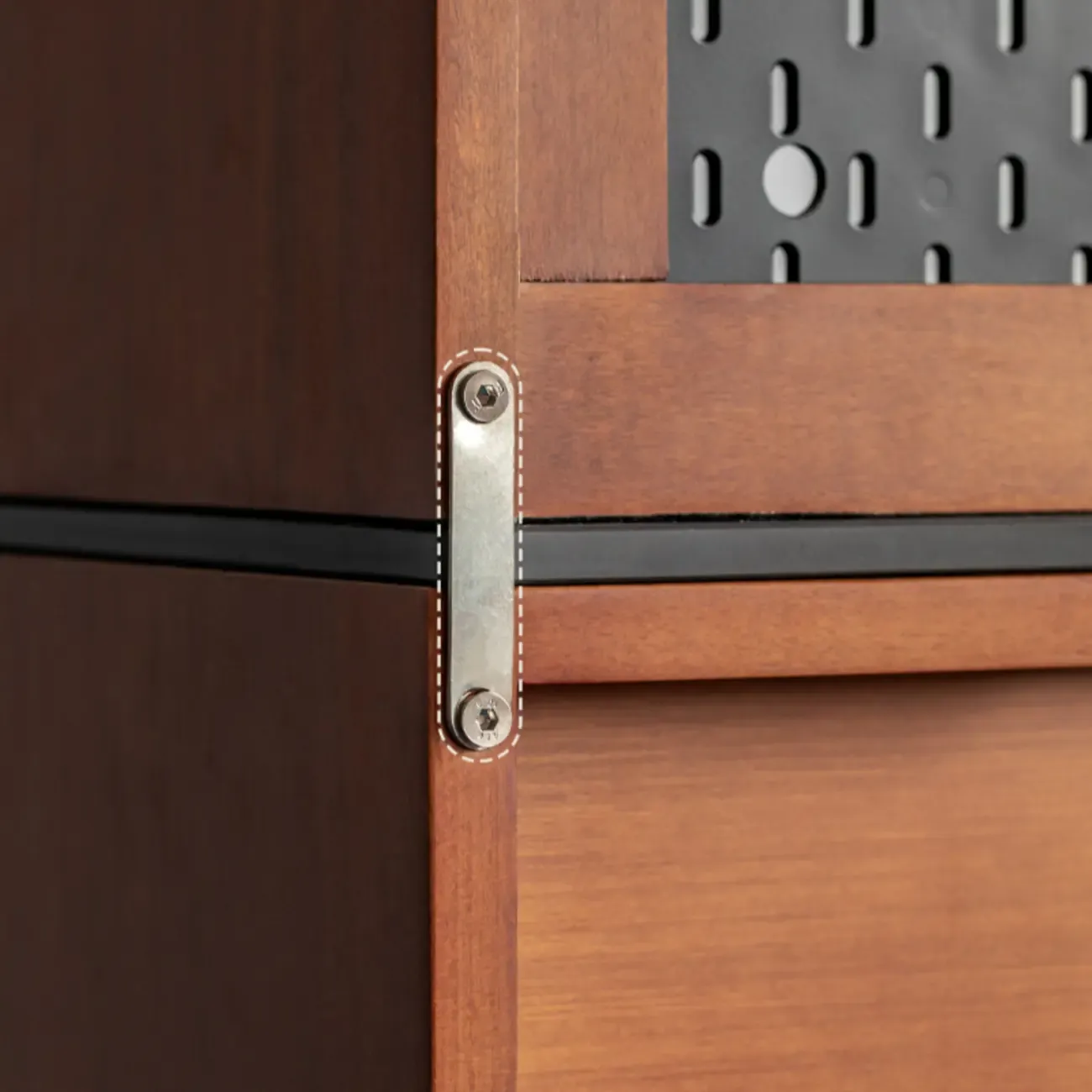 Modern Pine Boxwood Cherry Wood Buffet Sideboard Image - 9