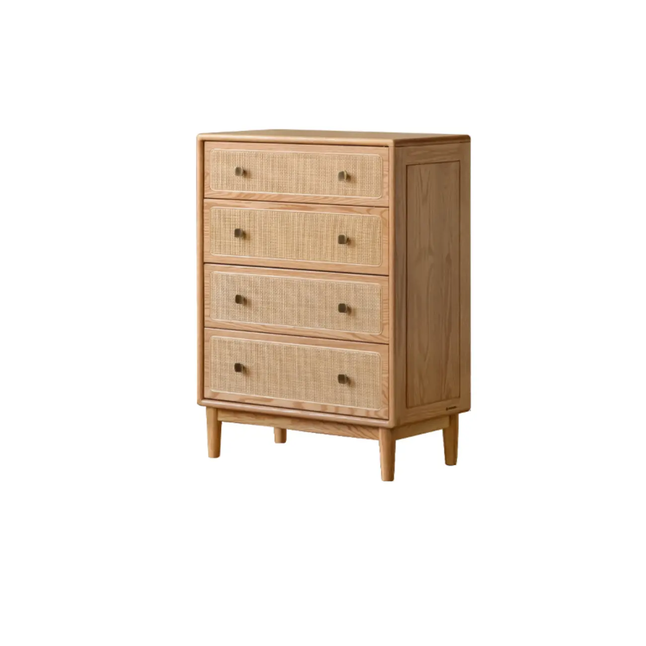 4-Drawer Mid-Century Modern Wooden Bachelor Chest Image - 11 | homeyfad