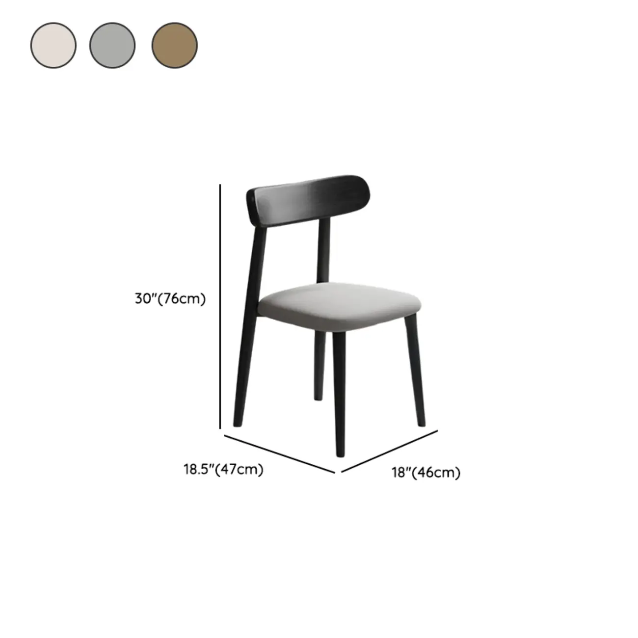 Modern Armless Leather Dining Chair with Low Back Image - 29 | homeyfad