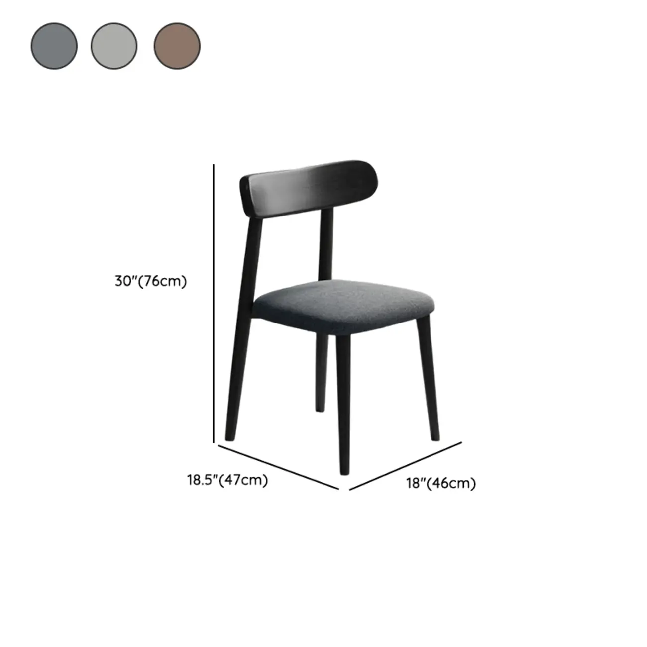 Modern Armless Leather Dining Chair with Low Back Image - 30 | homeyfad