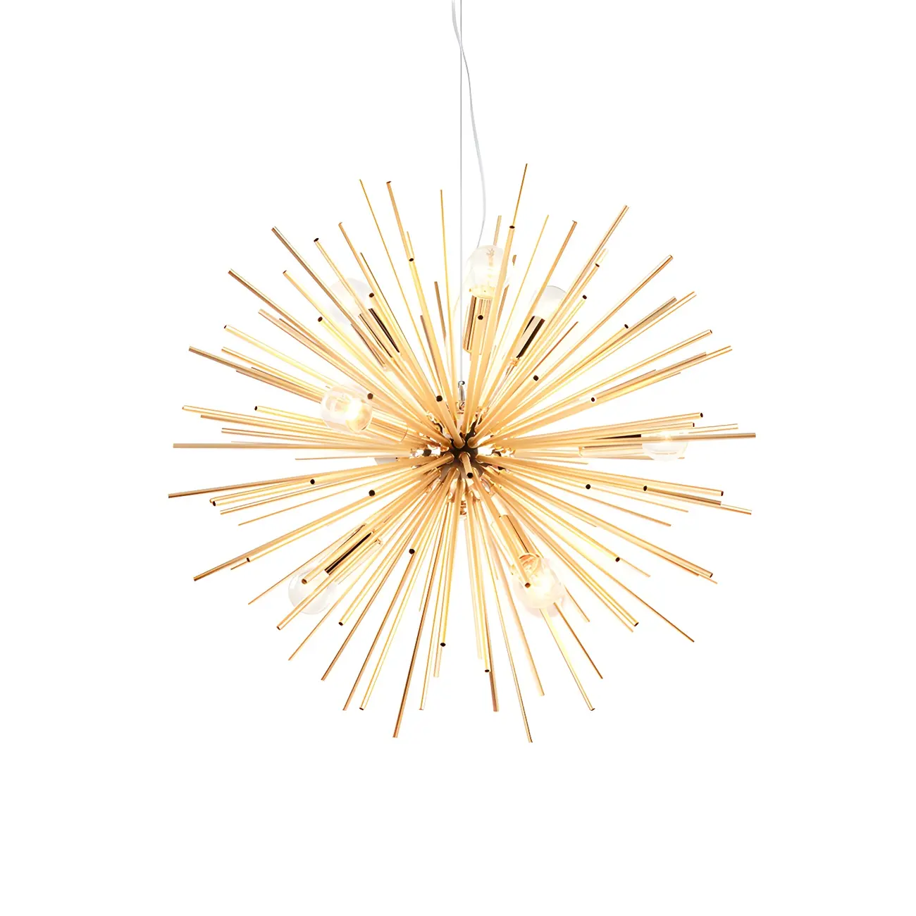 Modern Gold Starburst Sputnik Chandelier Image - 3 | homeyfad