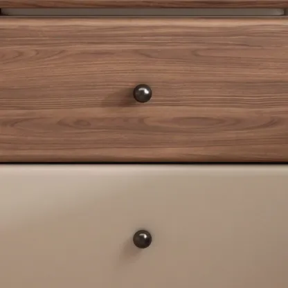 Elegant 2-drawer Wooden Freestanding Nightstand With Legs Image - 13