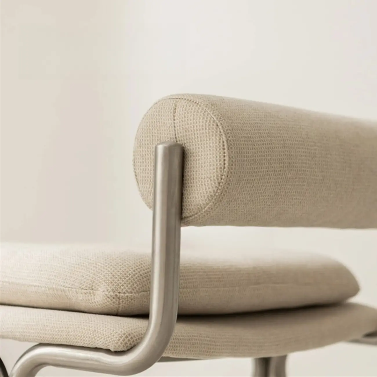 Minimalist Glam Tufted Padded Seat Metal Bar Stools Image - 9 | homeyfad