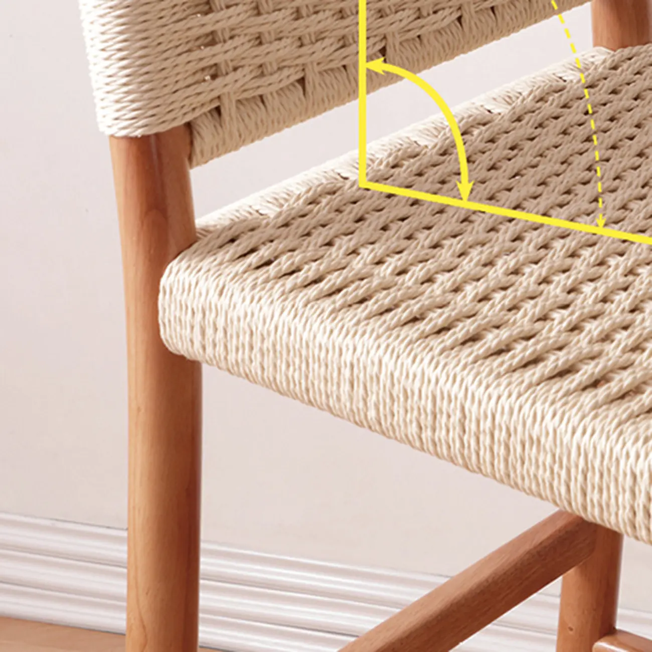 Counter Height Footrest Modern Woven Rope Bar Stools Image - 8 | homeyfad