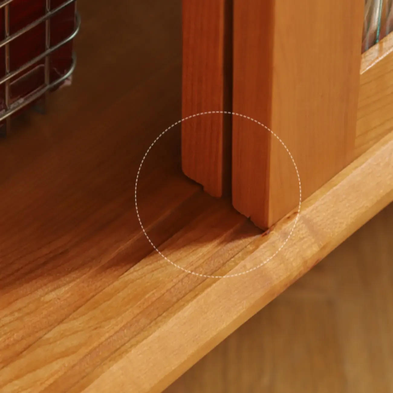 Sliding Door Wood Modern Sideboard with Cabinets Image - 6