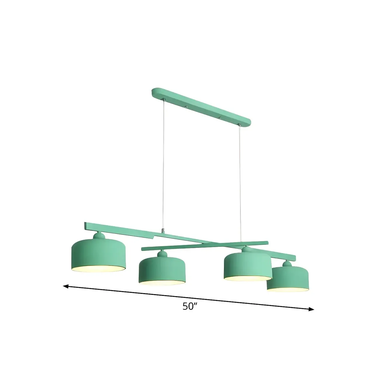 Modern Metal Drum-Shaped Pendant Light for Kitchen Image - 20