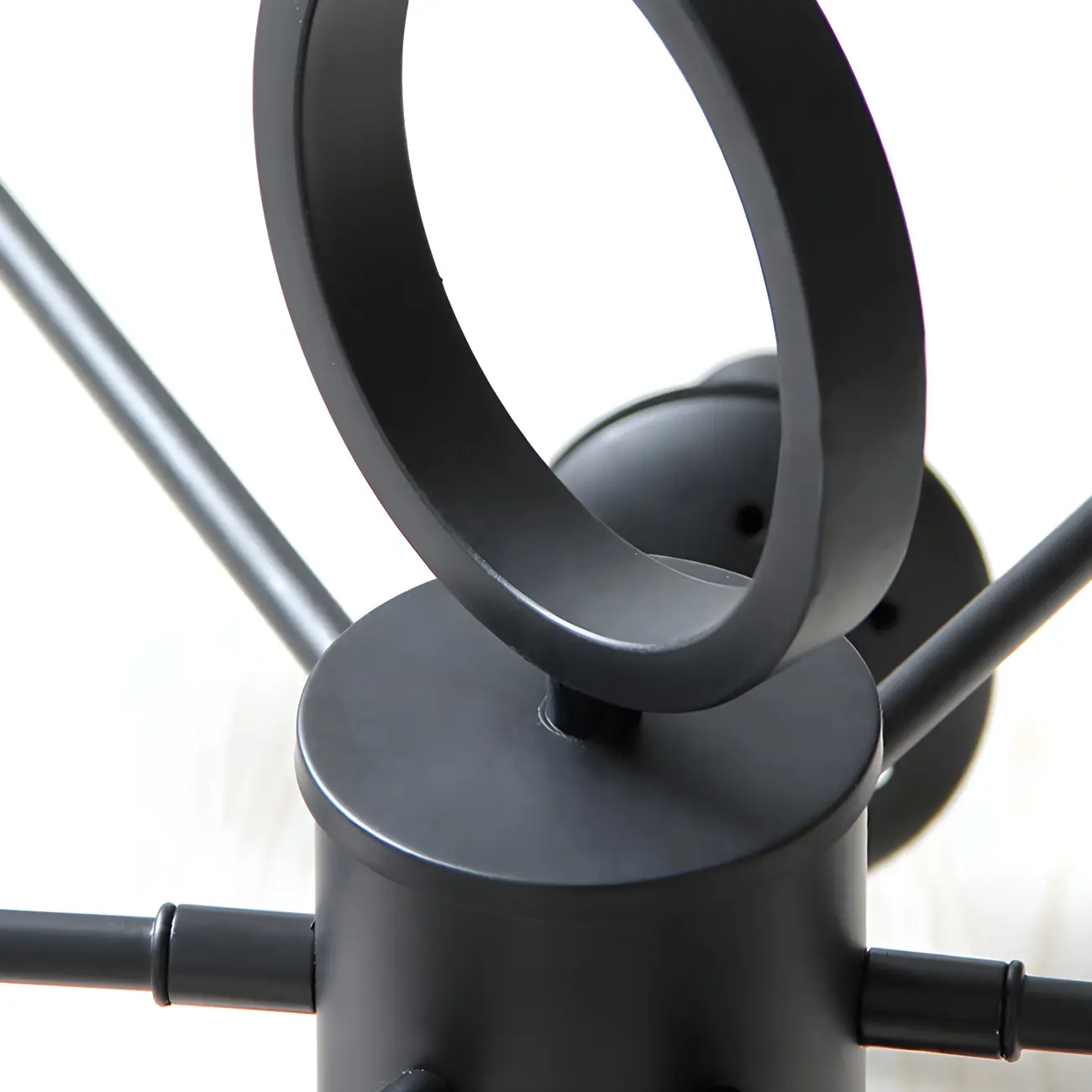 Modern Sputnik Chandelier with Frosted Glass Spheres Image - 5 | homeyfad