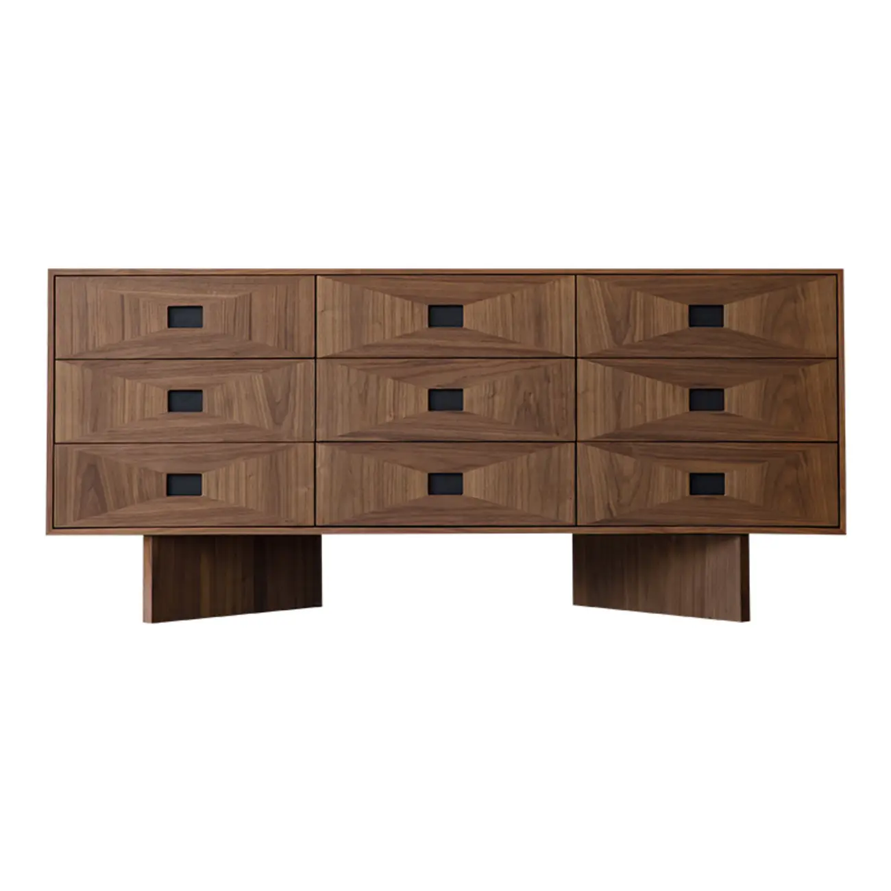 71" Contemporary 9-drawer Horizontal Wood Dresser Image - 8 | homeyfad