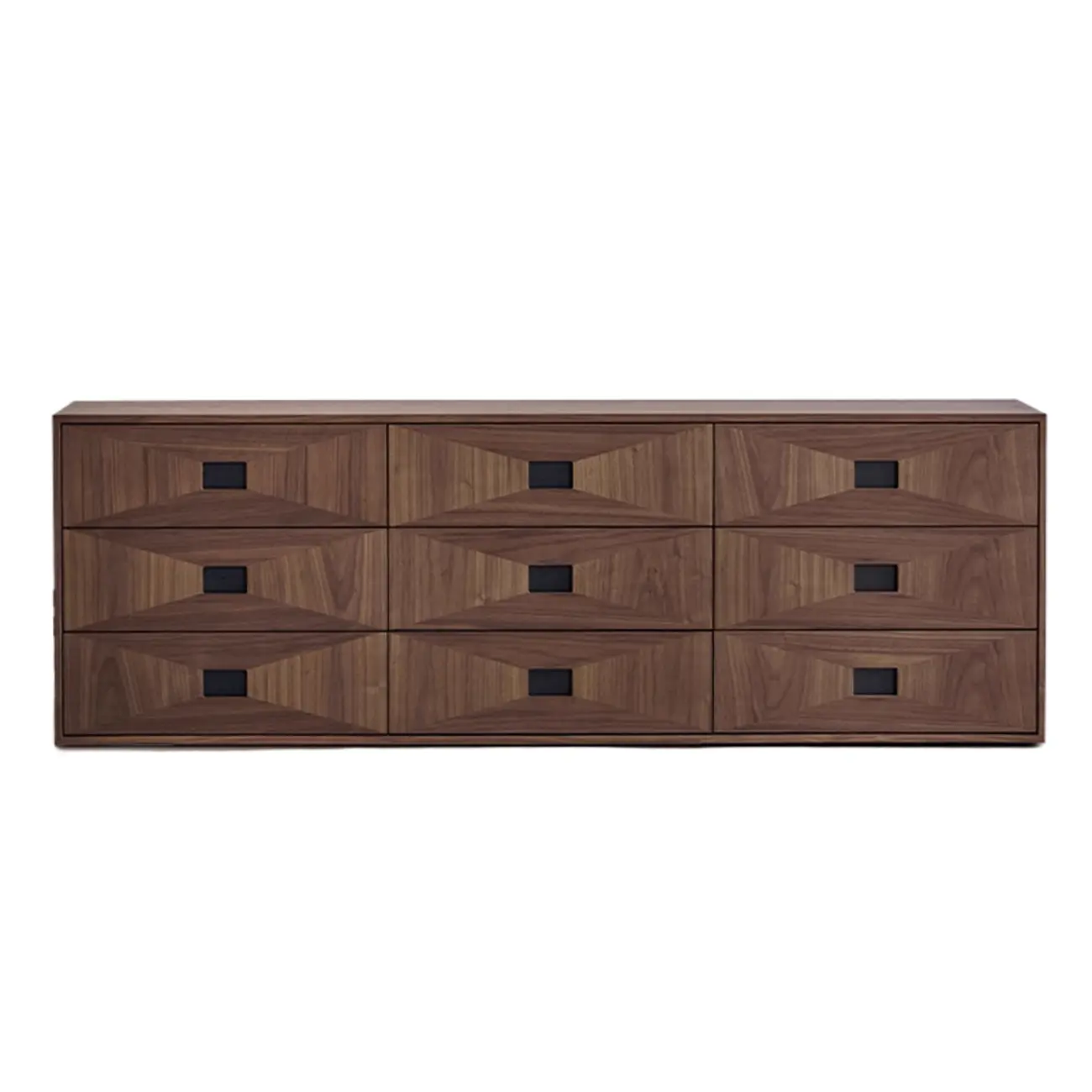 71" Contemporary 9-drawer Horizontal Wood Dresser Image - 9 | homeyfad
