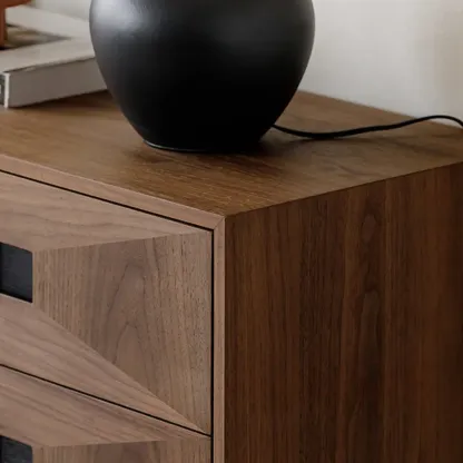 71" Contemporary 9-drawer Horizontal Wood Dresser Image - 4