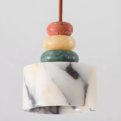 Boho Chic Artistic Geometric Bedroom Pendant Lighting Image - 6