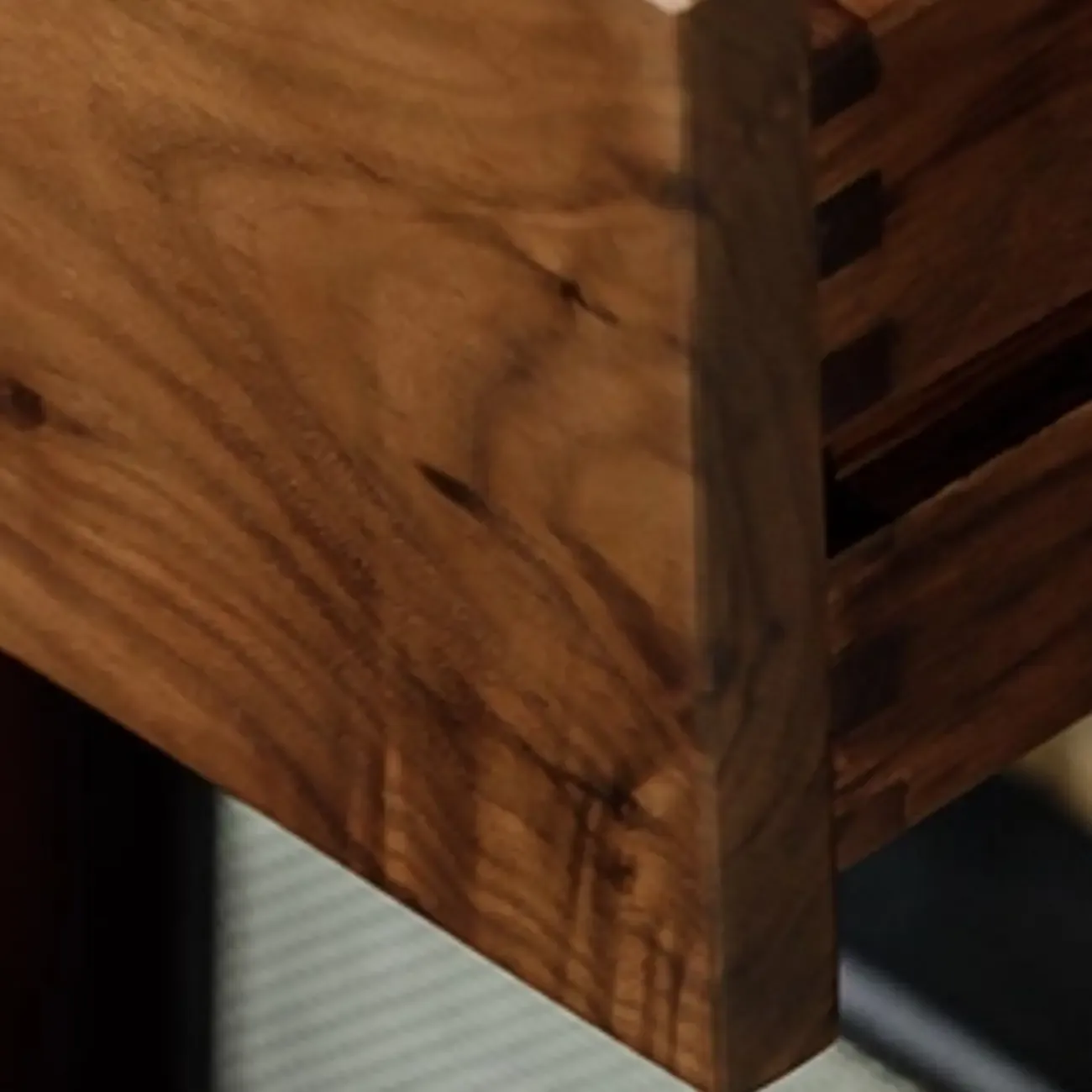 67" Narrow Wood Rotating Vertical Bookcase With Mirror Image - 8