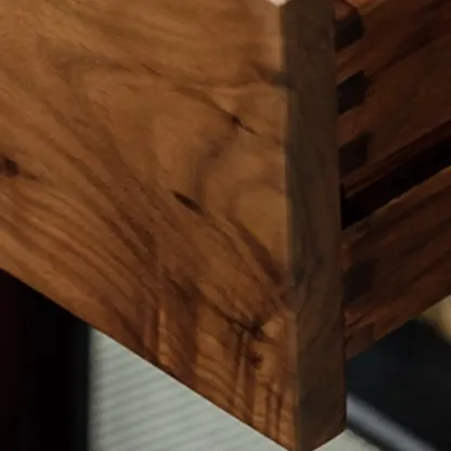 67" Narrow Wood Rotating Vertical Bookcase With Mirror Image - 8