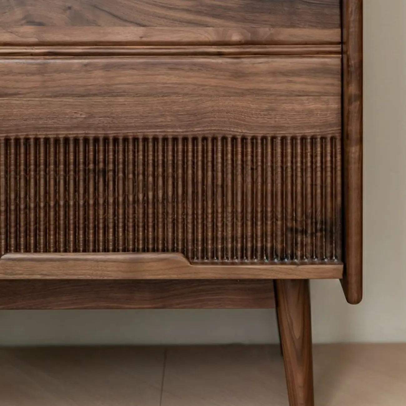 Scandinavian Pine Wood Vertical Bookcase With Storage Image - 7 | homeyfad