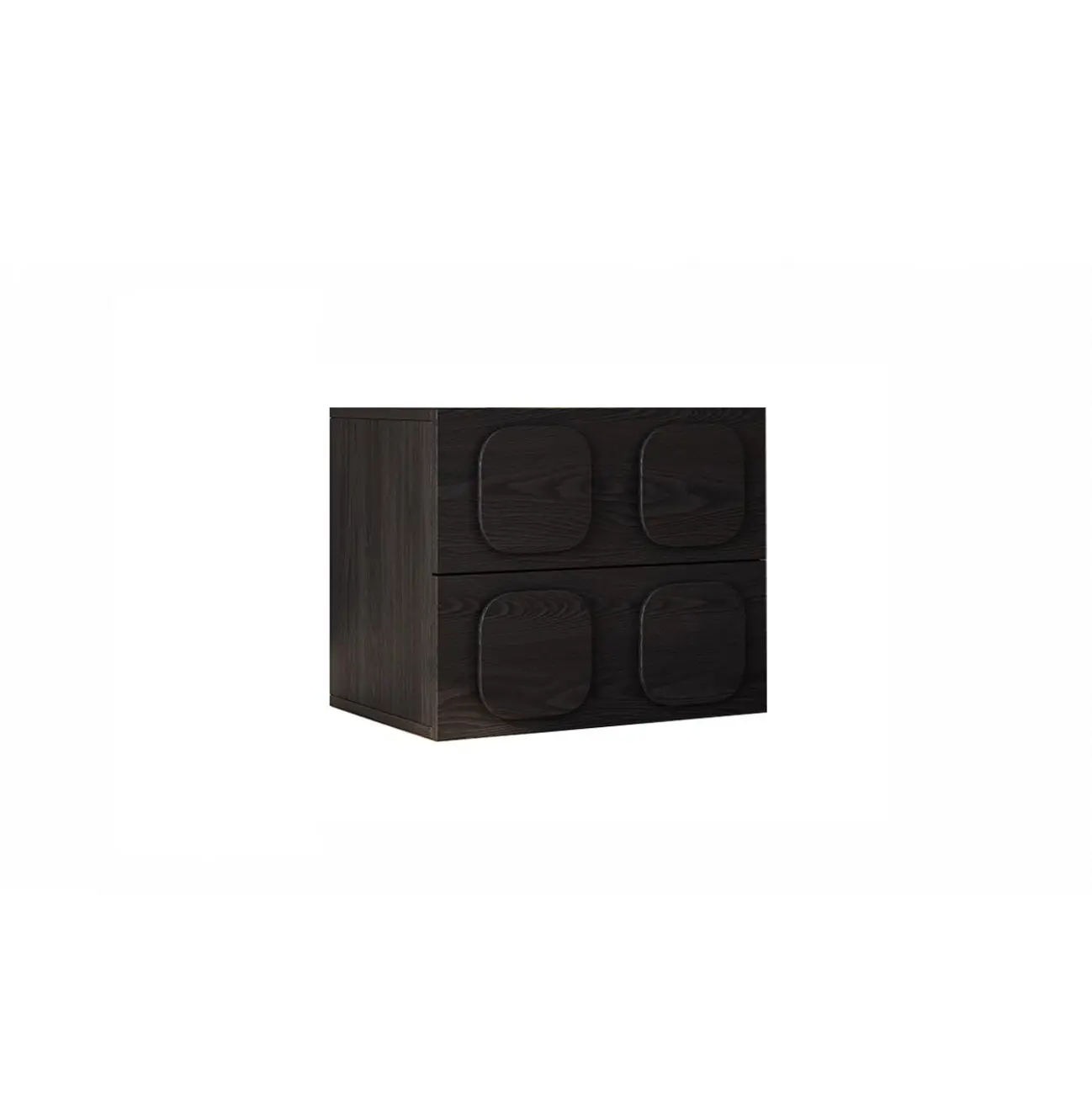 Black Modern Woodern Horizontal Combo Dresser with Storage Image - 9 | homeyfad