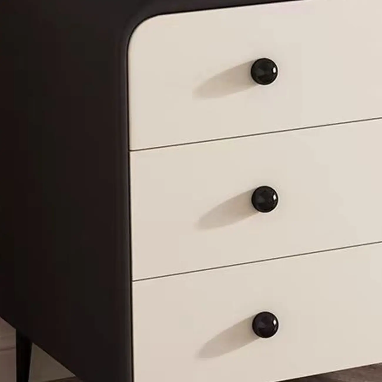 Contemporary Chic Wood Bedroom White Double Dresser Image - 9 | homeyfad