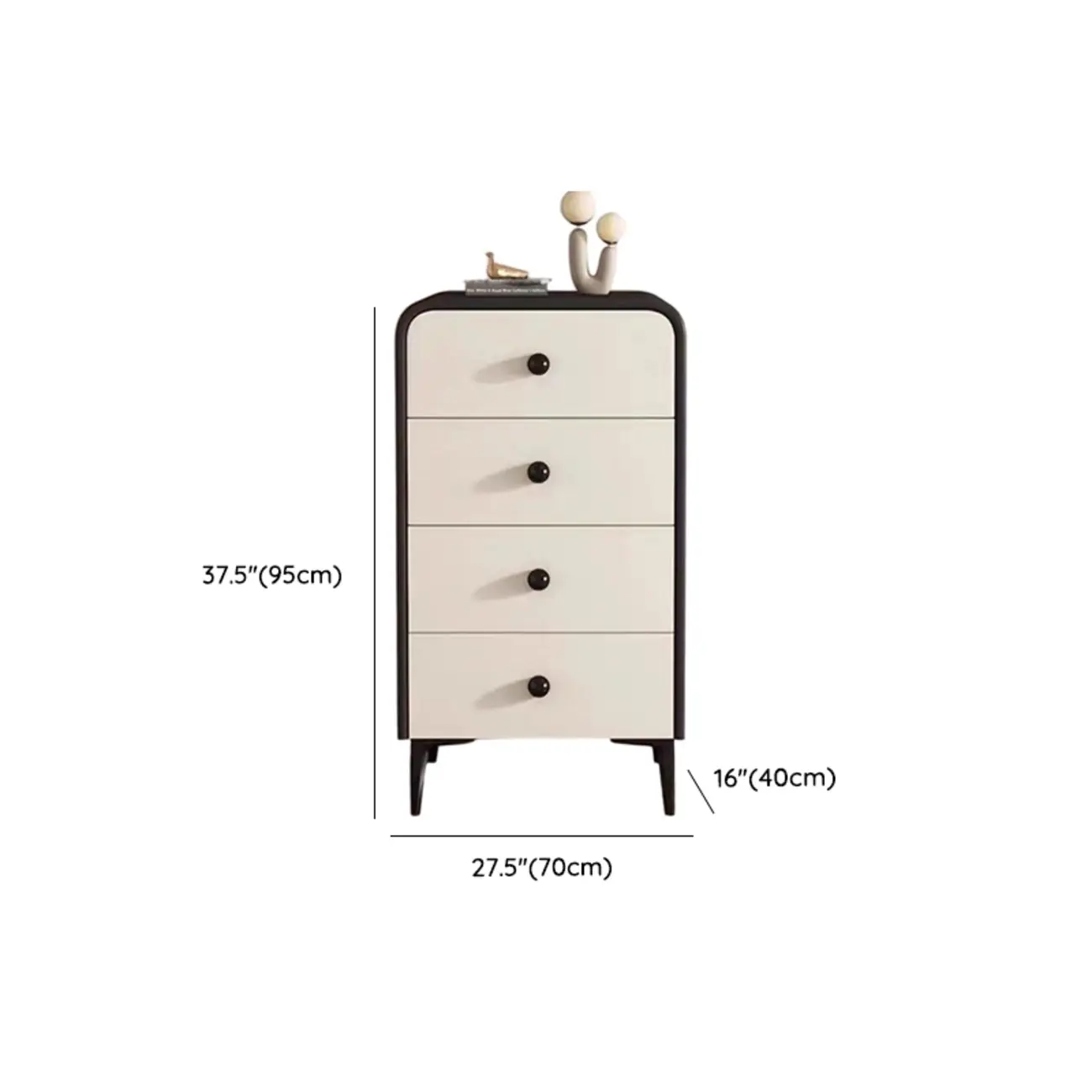 Contemporary Chic Wood Bedroom White Double Dresser Image - 29 | homeyfad