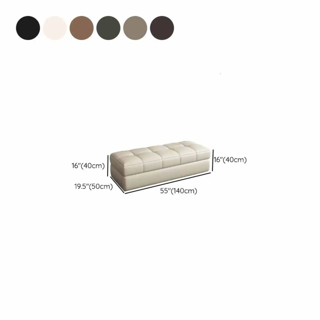  Upholstered Modern Wood Bedroom Bench Flip-top Storage Image - 18 | homeyfad