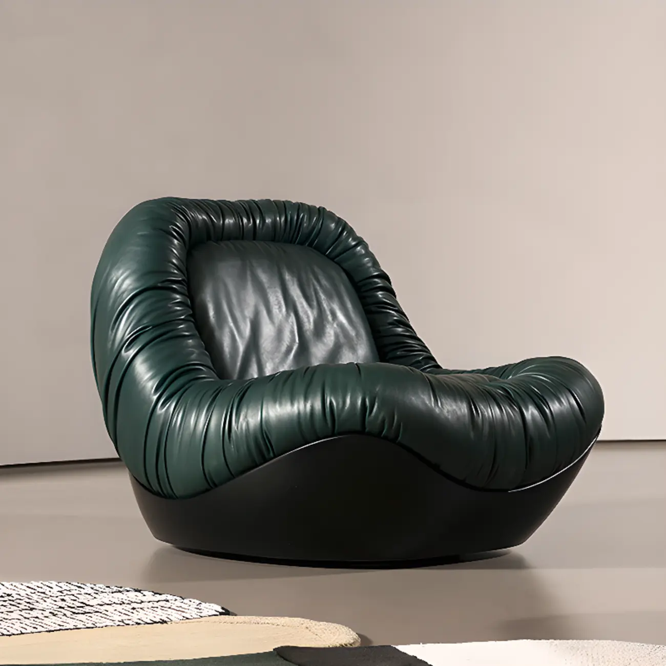 Contemporary Faux Leather Armless Person Side Chair Image - 1 | homeyfad