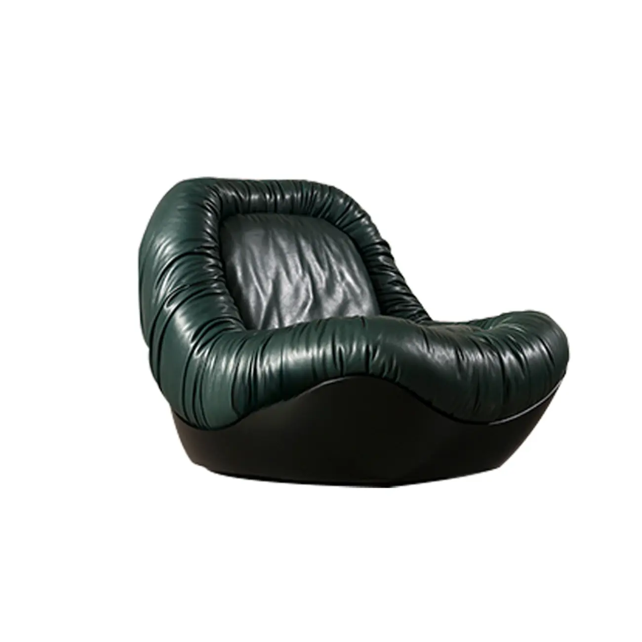 Contemporary Faux Leather Armless Person Side Chair Image - 8 | homeyfad