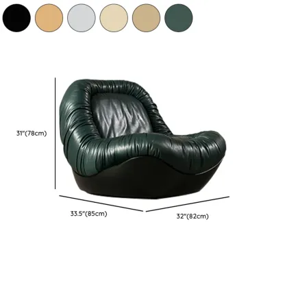 Contemporary Faux Leather Armless Person Side Chair #size