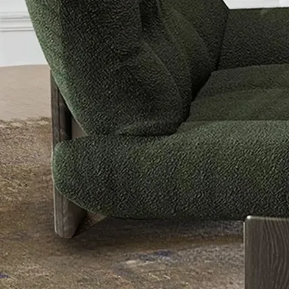 Modern High Back Chenille Accent Chair Living Room Image - 6