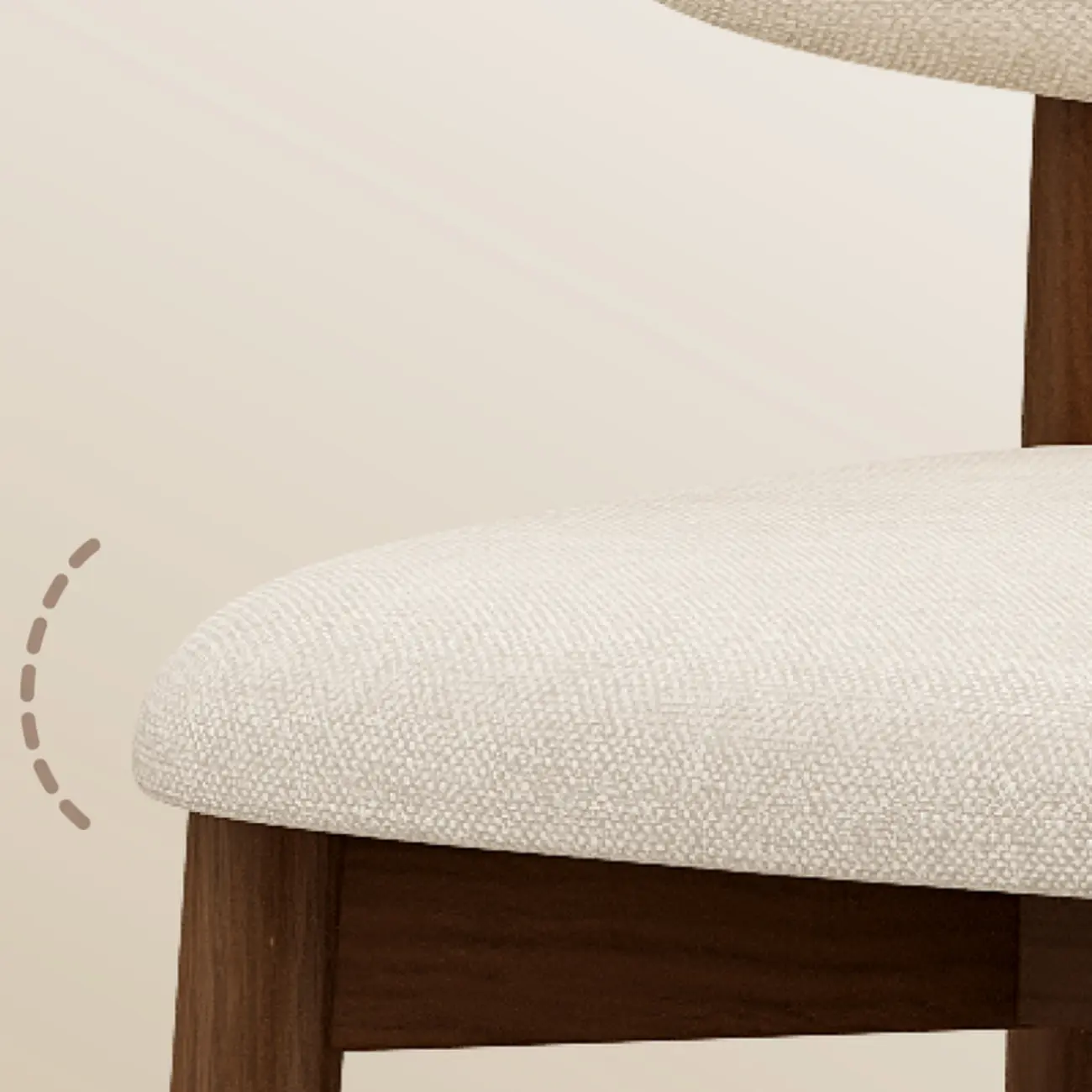 Mid Century Modern Upholstered Bar Stool with Back Image - 7 | homeyfad