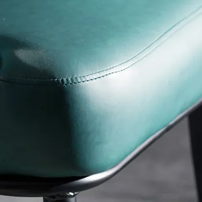 Modern Barrel Chair Faux Leather Living Room Image - 10