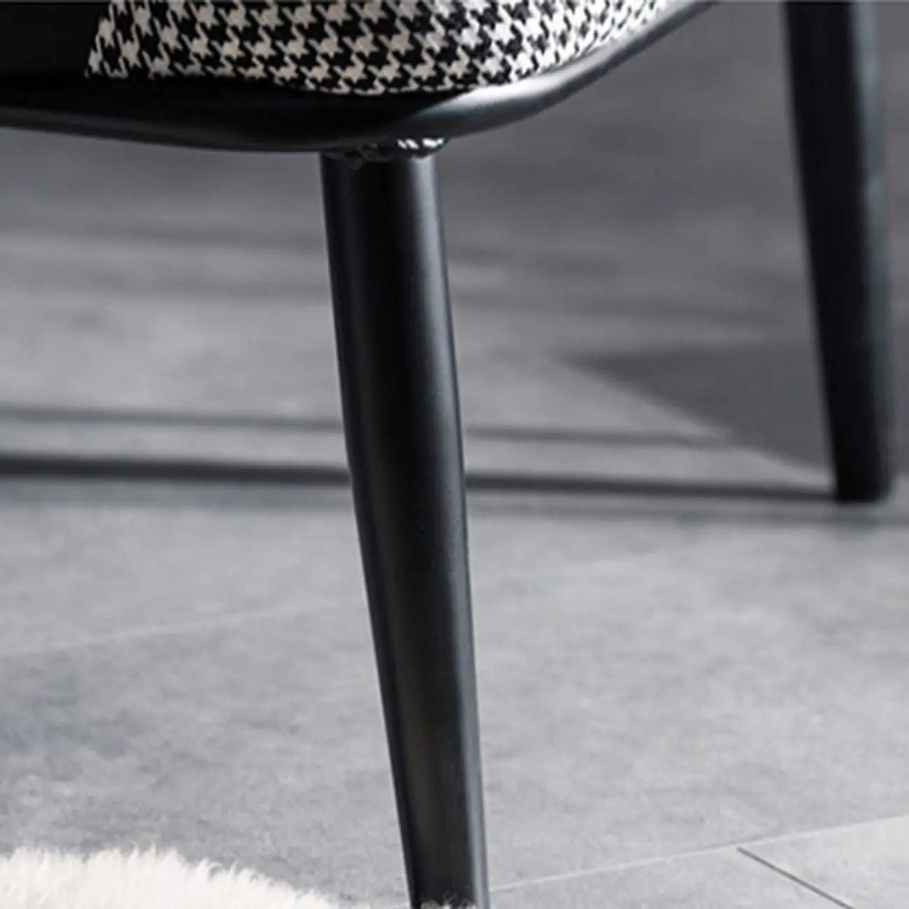 Modern Barrel Chair Faux Leather Living Room Image - 12 | homeyfad