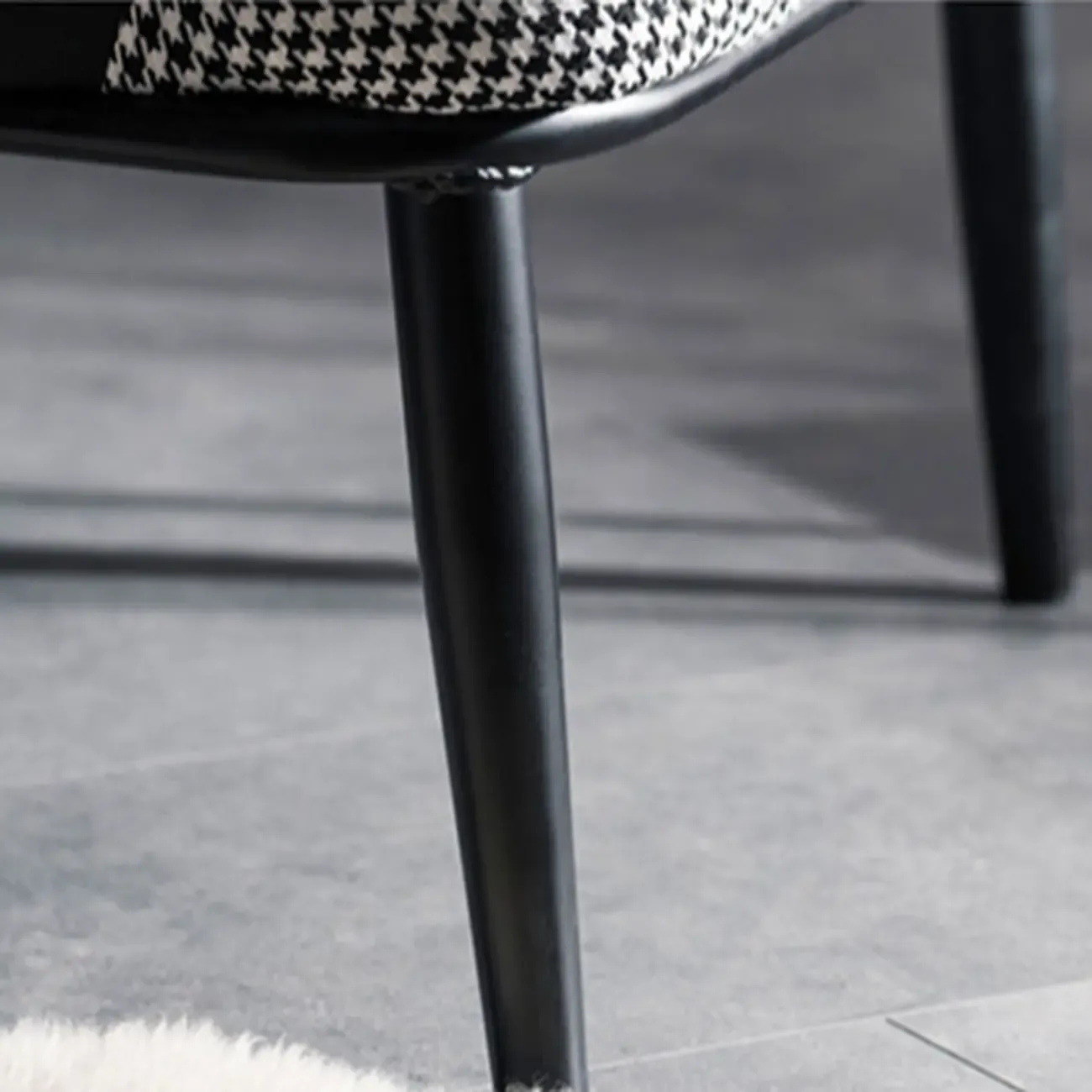 Modern Barrel Chair Faux Leather Living Room Image - 12