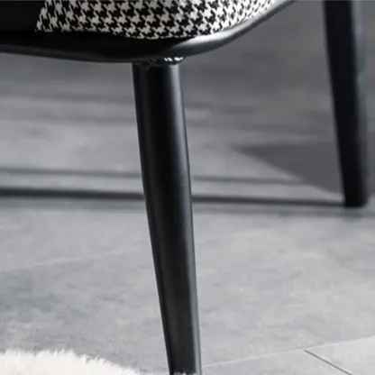 Modern Barrel Chair Faux Leather Living Room Image - 12