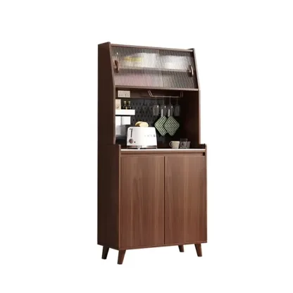 Modern Slab Stone Countertop Kitchen Sideboard Image - 13