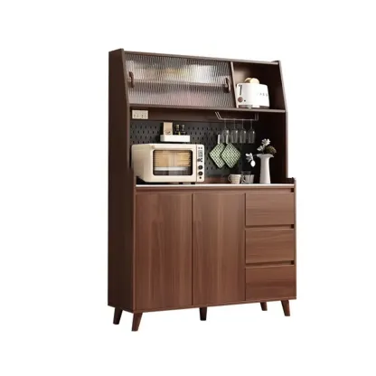 Modern Slab Stone Countertop Kitchen Sideboard Image - 15