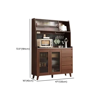 Modern Slab Stone Countertop Kitchen Sideboard Image - 23