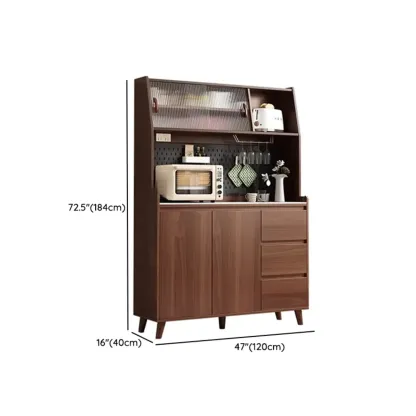 Modern Slab Stone Countertop Kitchen Sideboard Image - 24