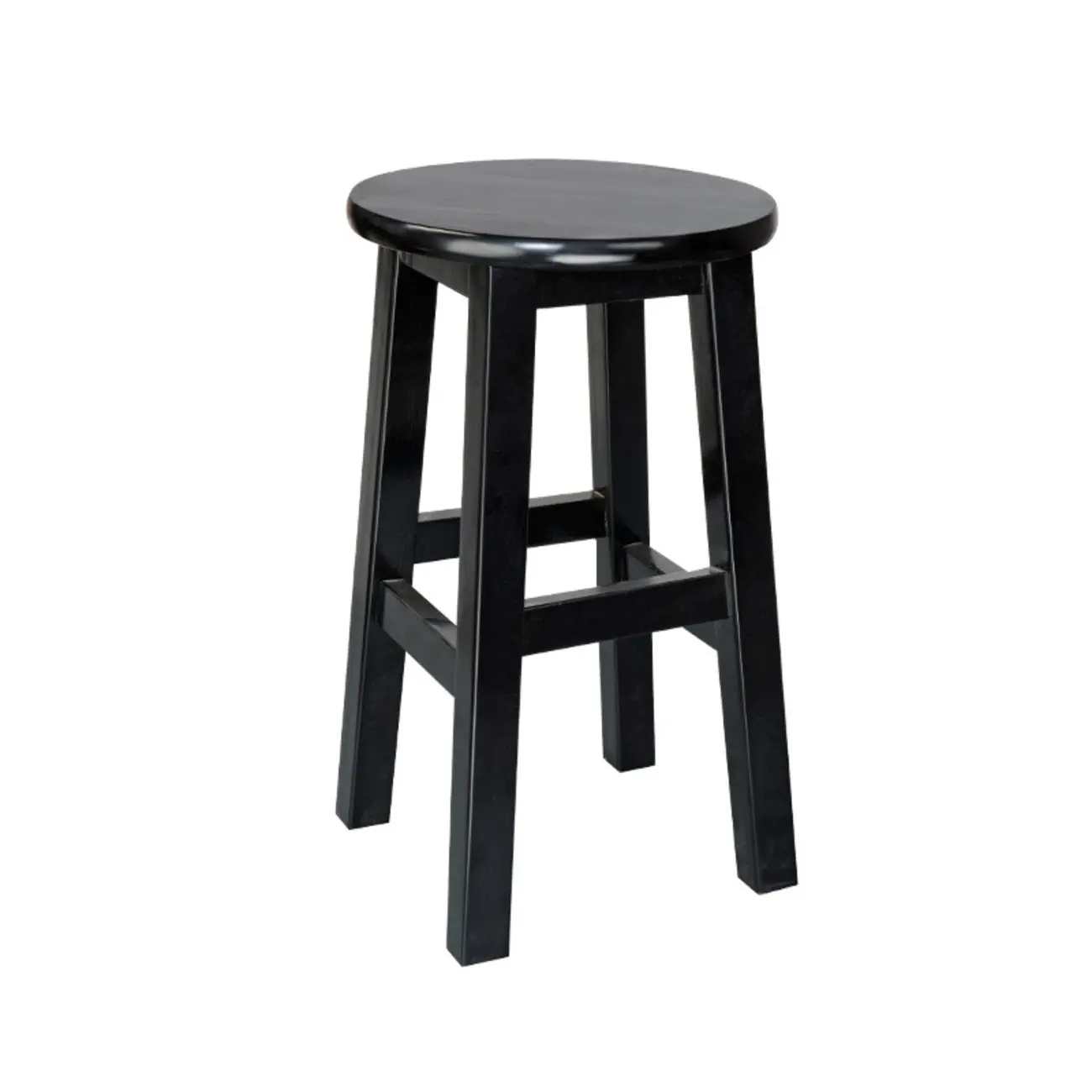 Counter Height Modern Wood Backless Bar Stools Image - 3 | homeyfad