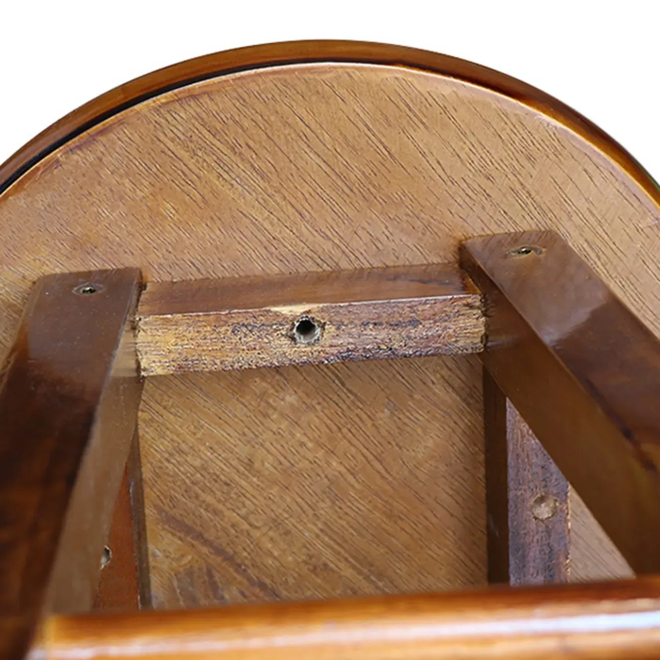 Counter Height Modern Wood Backless Bar Stools Image - 10