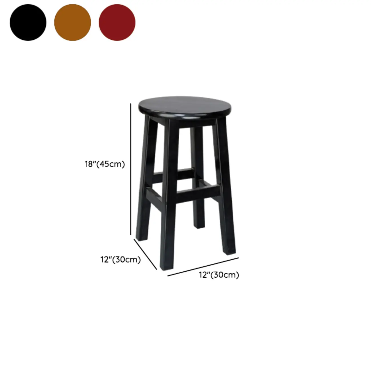 Counter Height Modern Wood Backless Bar Stools #size | homeyfad