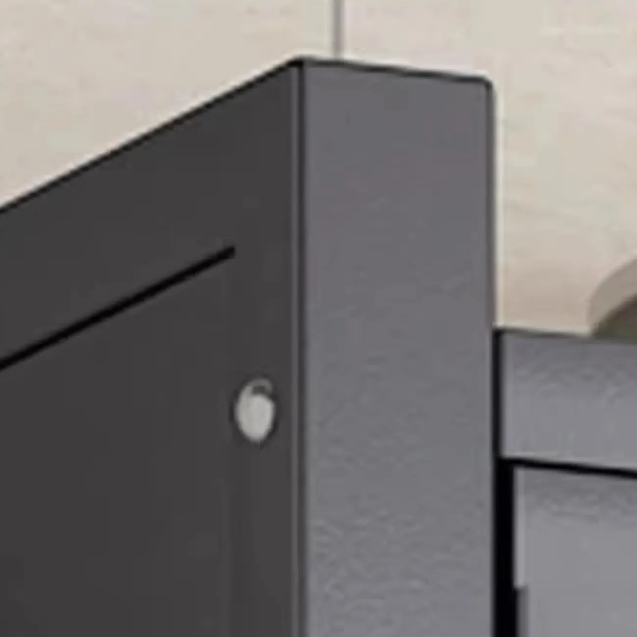 Modern Metal Adjustable Shelving Narrow Sideboard Image - 4 | homeyfad