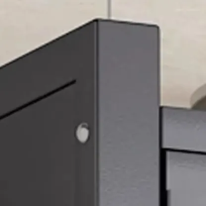 Modern Metal Adjustable Shelving Narrow Sideboard Image - 4