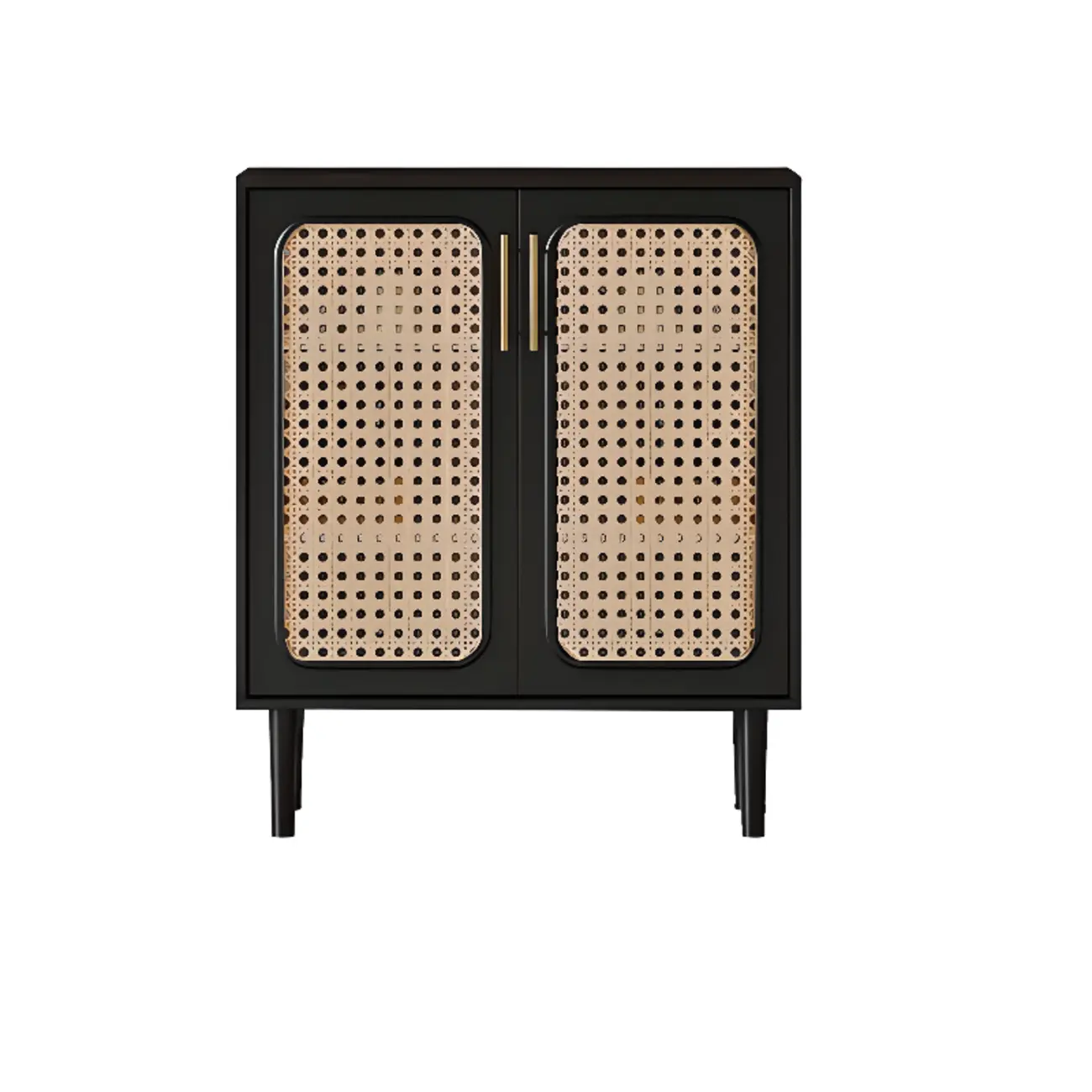 Modern Ink Wood Slab Buffet with Adjustable Shelving Image - 2 | homeyfad