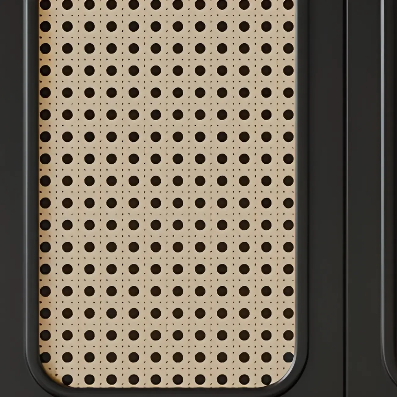 Modern Ink Wood Slab Buffet with Adjustable Shelving Image - 10