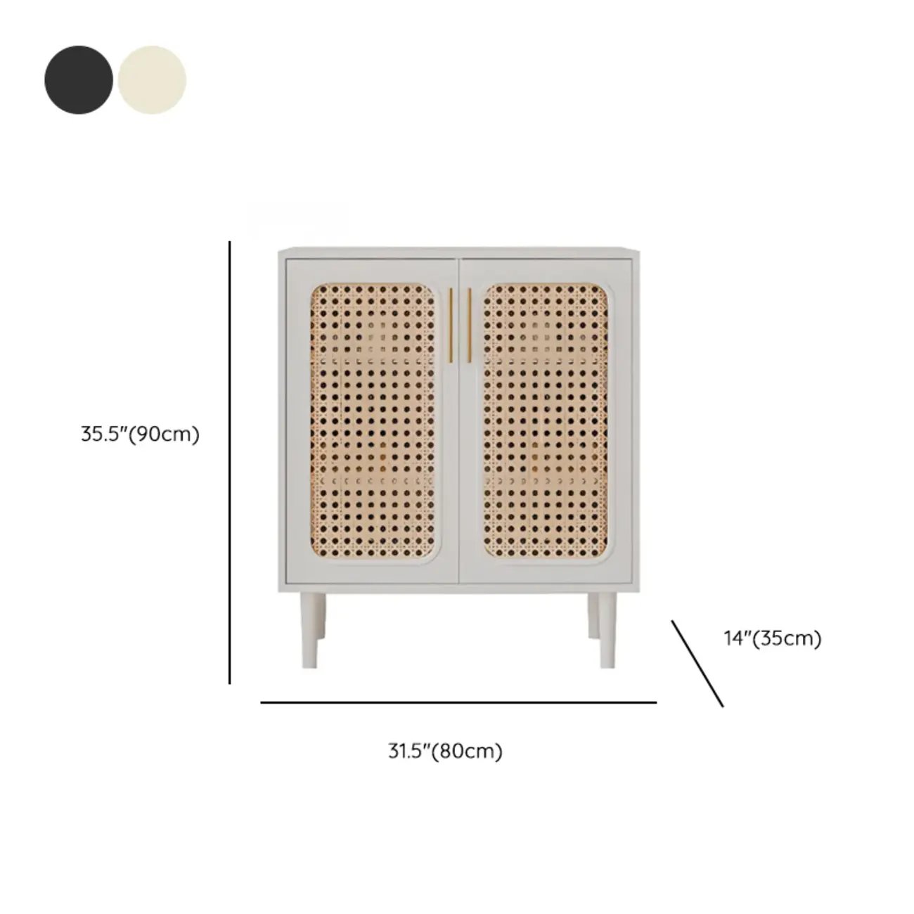 Modern Ink Wood Slab Buffet with Adjustable Shelving Image - 17 | homeyfad