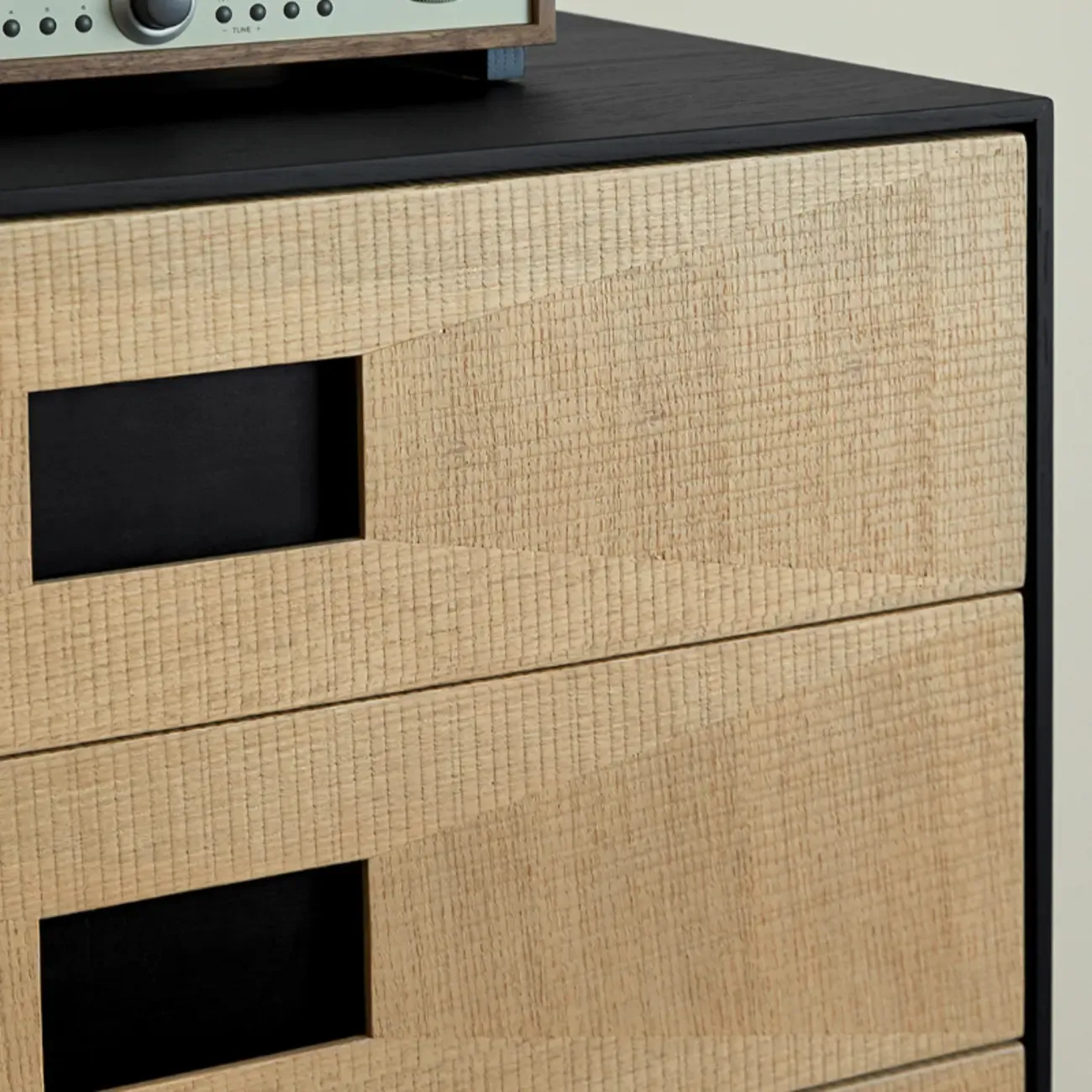 Bedroom 8-drawer Modern Natural Wood Double Dresser Image - 7